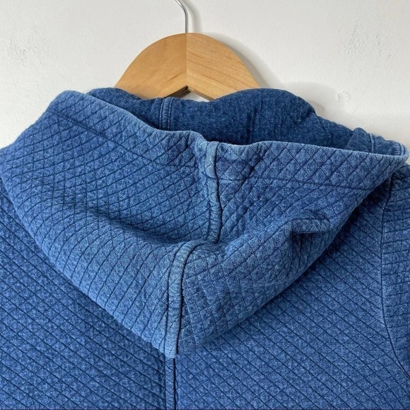 J. Jill Pure Jill Indigo Quilted Long Jacket XS - Picture 7 of 8